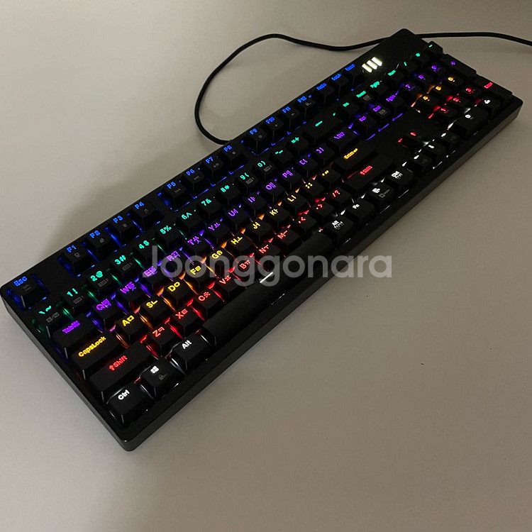 앱코해커 K660S 레인보우 키보드 마우스 헤드셋 스피--3