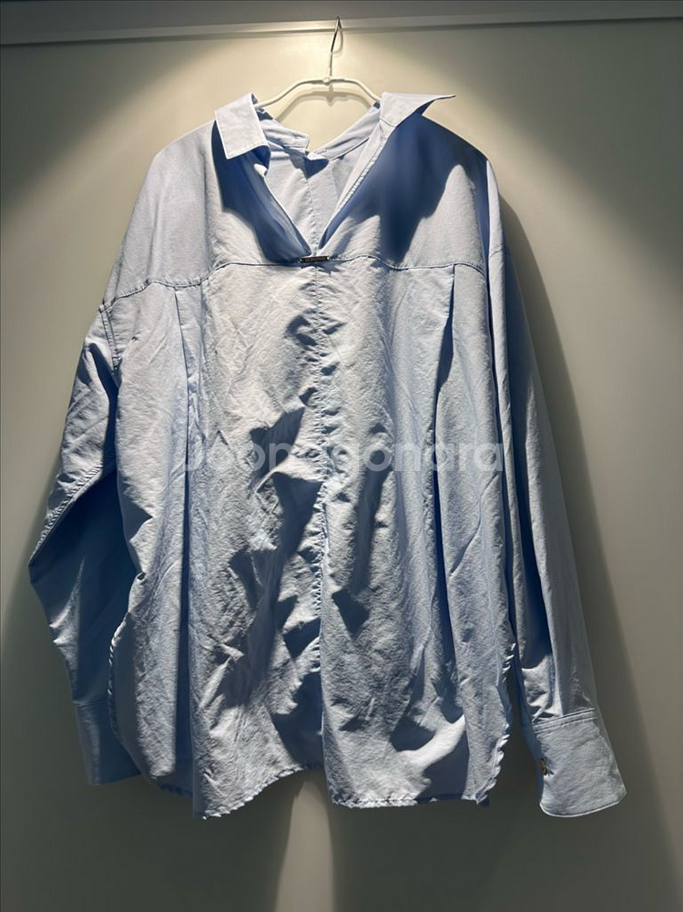 [제이청] cecil open shirt_블루,핑크--11