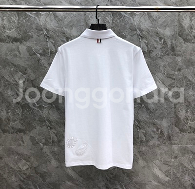 톰브라운 폴로 셔츠 카라 반팔 티셔츠 3칼라--2