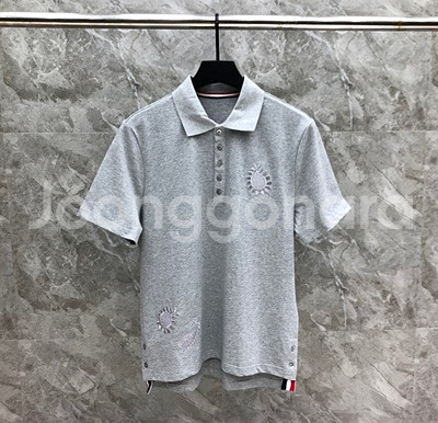 톰브라운 폴로 셔츠 카라 반팔 티셔츠 3칼라--3