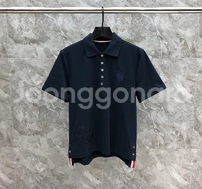 톰브라운 폴로 셔츠 카라 반팔 티셔츠 3칼라--5