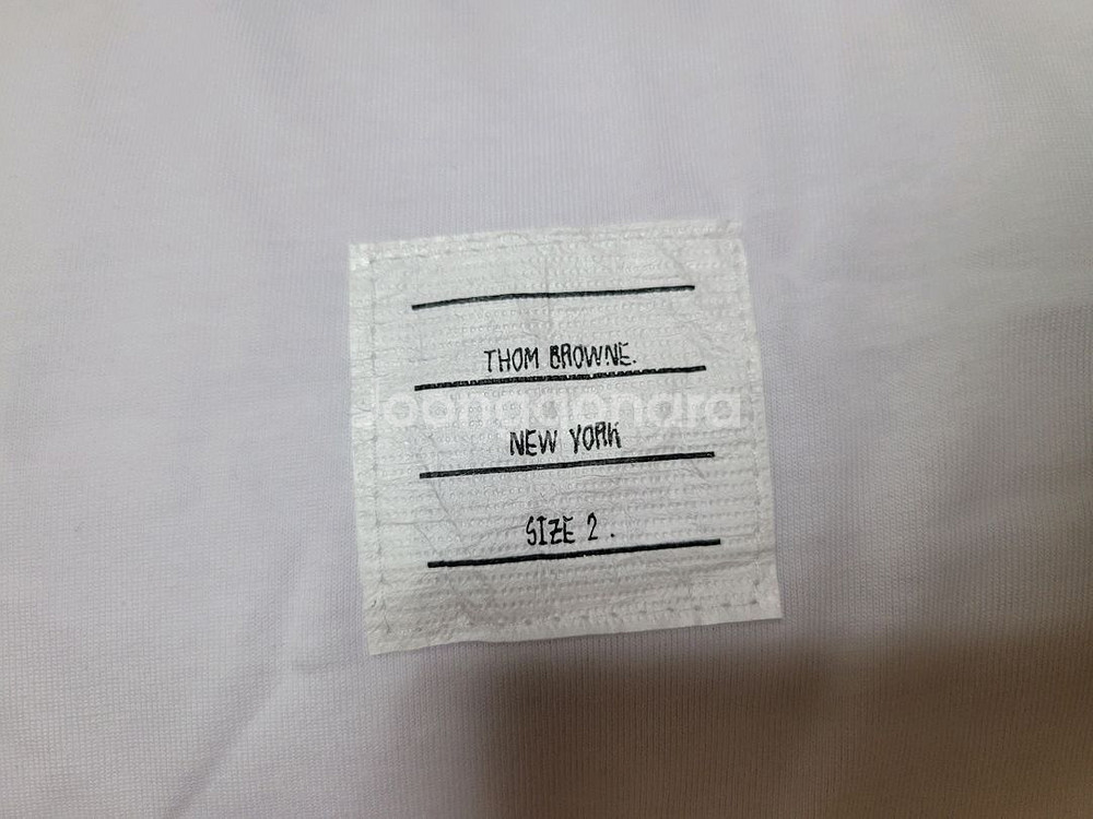 톰브 면티 화이트 블랙 110 새상품--1