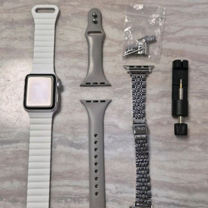 애플워치3 38mm+충전기+스트랩 일괄판매