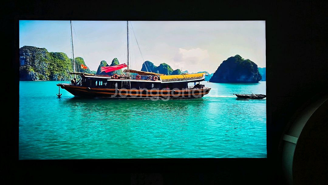 삼성 75인치 4K QLED 고급형 TV + 사운드바--2