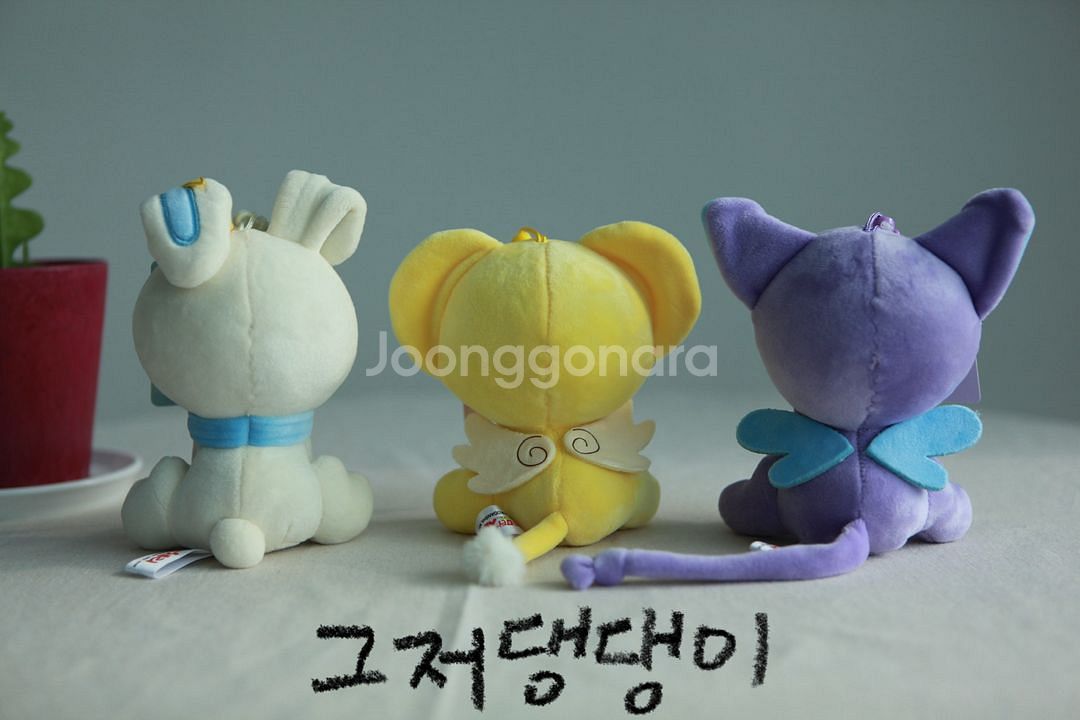 [카드캡터 체리] 케로/스피넬선/모모 인형 키링--4