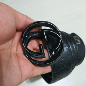 정품 구찌 남성 벨트 85/34