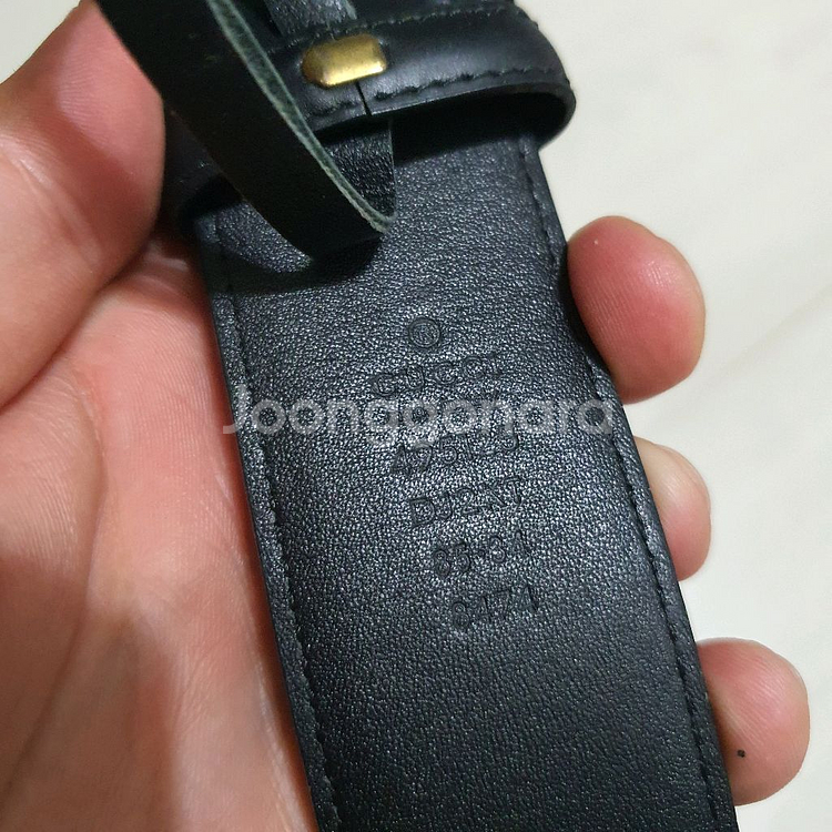 정품 구찌 남성 벨트 85/34--4