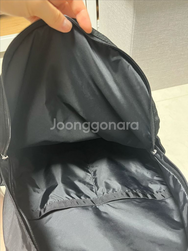 레스포삭 리사이클드 블랙 루트 백팩--5