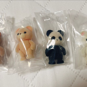 실바니안 라쿤 곰 팬더 북극곰 직립 아기