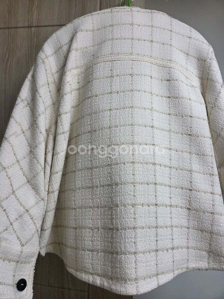 SJSJ 트위드 자켓 아이보리--2