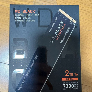 sn850x 2TB SSD 미개봉
