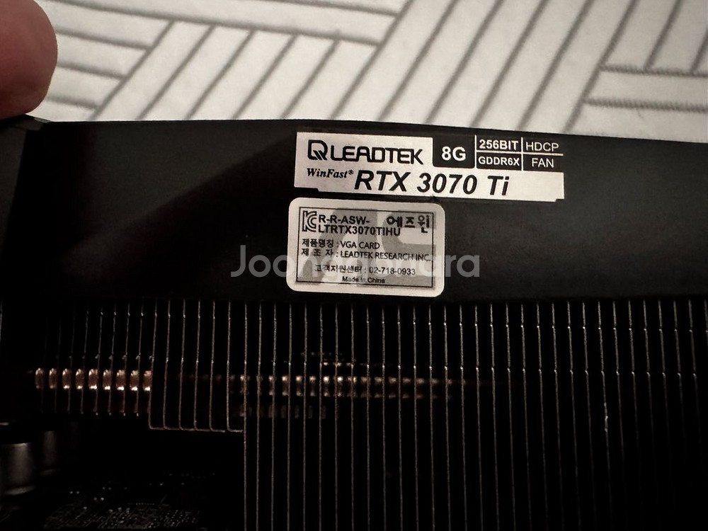 리드텍 3070ti 8gb 그래픽카드--2