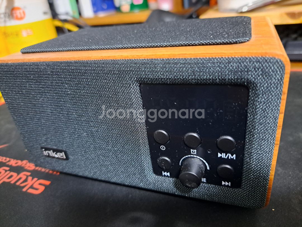 인켈 LED 블루투스 스피커/라디오/폰고속충전--4