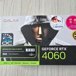 GALAX RTX 4060 LP 화이트