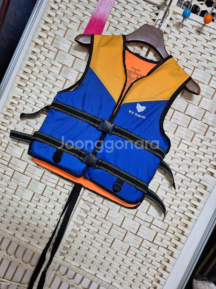 우경산업돌핀수영구명조끼M50~60킬로이하--0