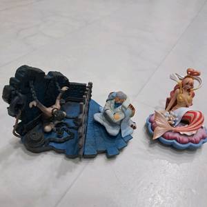 원피스 거프 & 에이스 피규어 고전 로그 박스