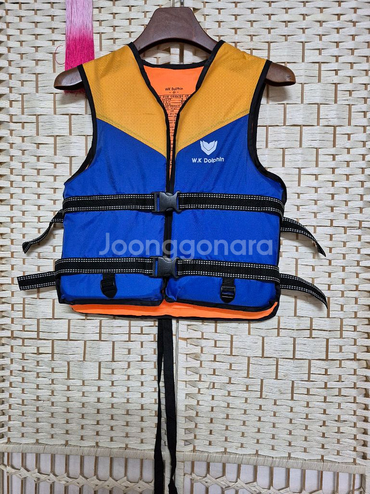 우경산업돌핀수영구명조끼M50~60킬로이하--4