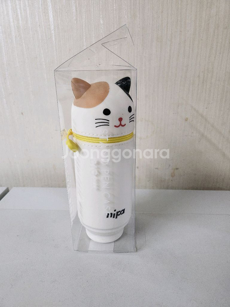 새것 말랑말랑 고양이 필통 방수필통--0