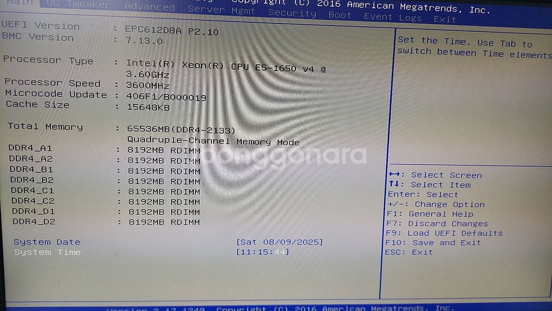x99 메인보드, 제온cpu, 64GB ram, 쿨러--5
