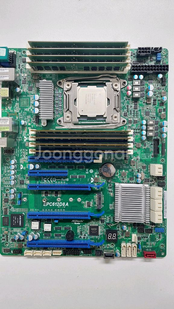 x99 메인보드, 제온cpu, 64GB ram, 쿨러--2