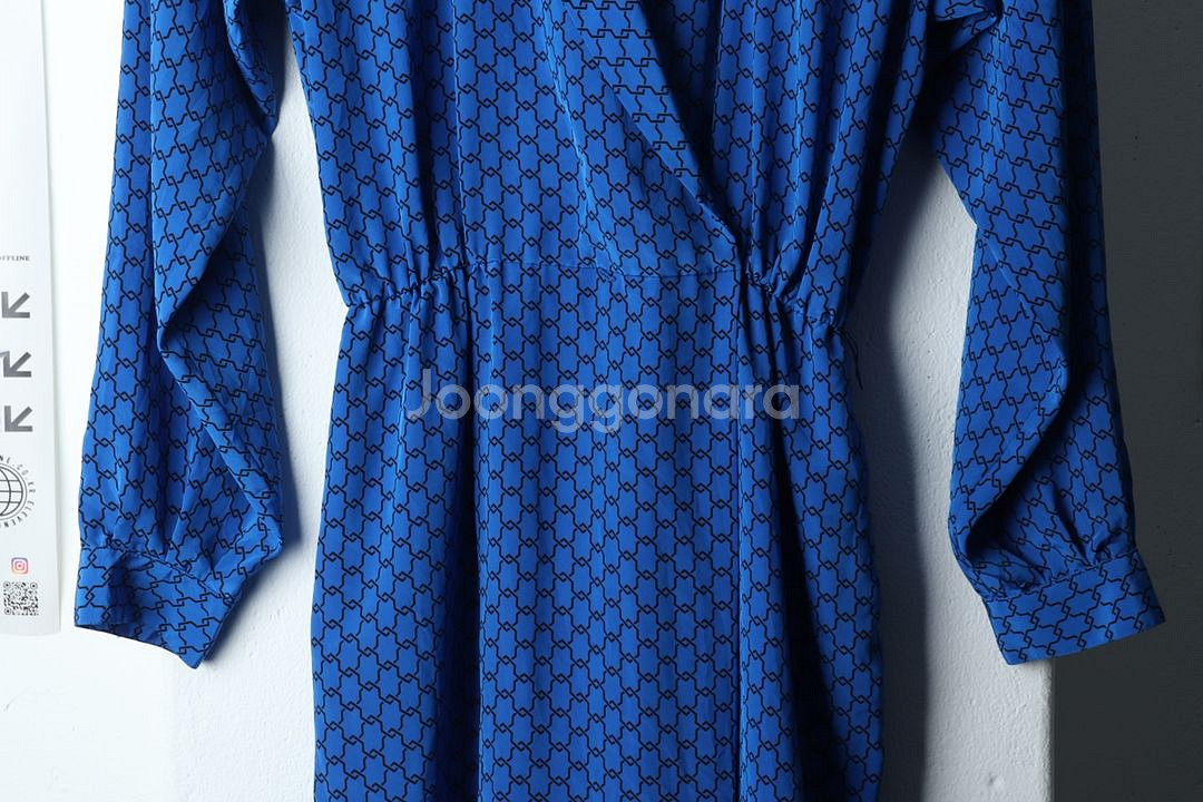 W(M) 브랜드빈티지 드레스 원피스 리즈클레이본 패턴--3