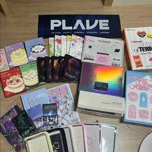 (에눌 가능)60만원 상당의 플레이브 굿즈 일괄 판매