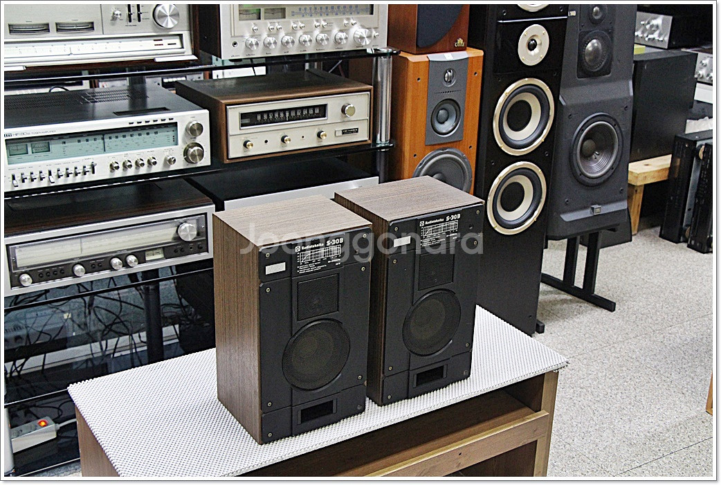 라디오테크니카(소련) 빈티지 북쉘프 스피커 S-30B--4
