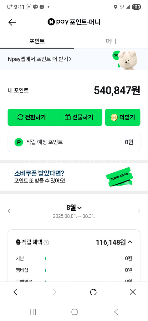 [선입금!!] 네이버페이 93% 삽니다--2