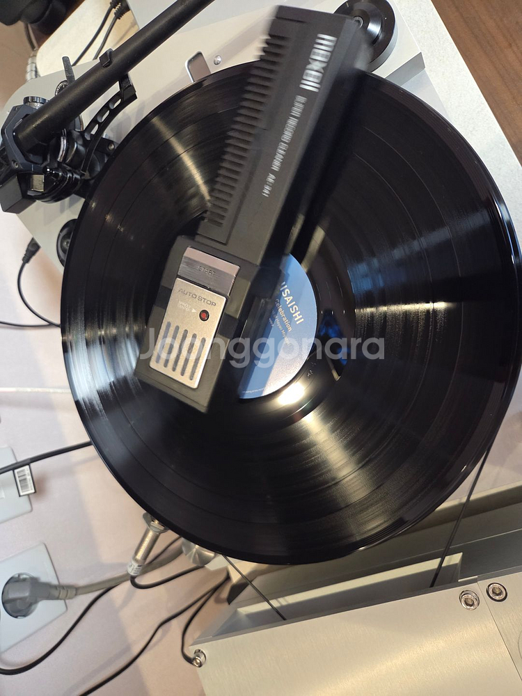 미사용품 70년대 일제MAXELL 아날로그 레코드크리너--7