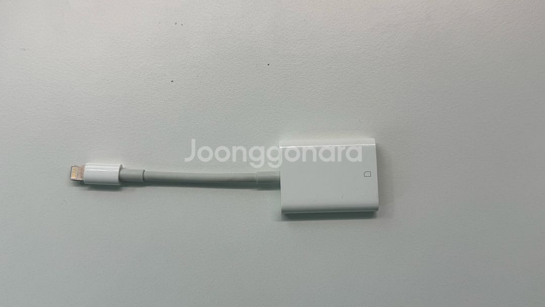 애플 정품 라이트닝 SD카드 리더기--0