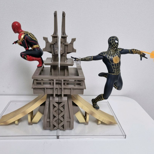 스파이더맨 디오라마 해피쿠지 피규어 세트