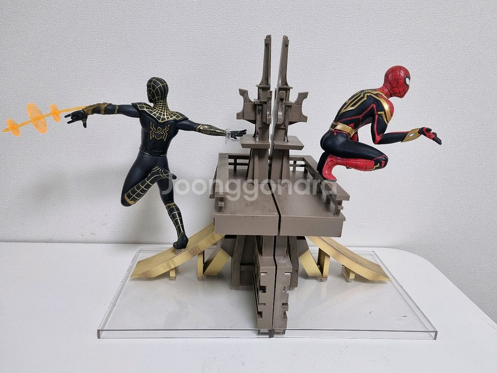 스파이더맨 디오라마 해피쿠지 피규어 세트--1