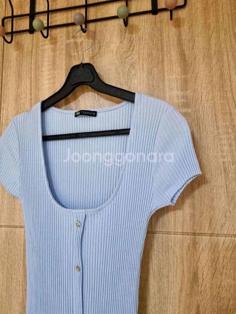 ZARA 자라 골지 롱원피스--2