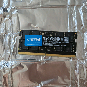 Crucial 16GB DDR5-5600 노트북램