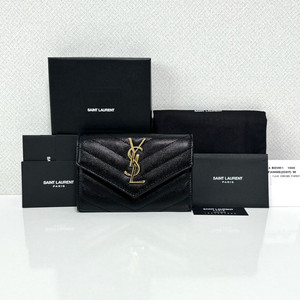 생로랑 YSL 모노그램 카드지갑