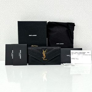 생로랑 YSL 모노그램 카드지갑
