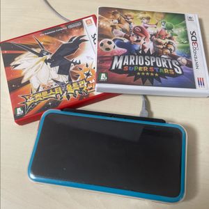 닌텐도 2ds xl + 게임칩 2개 일괄 판매
