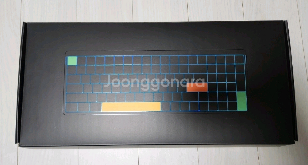 NUPHY AIR96 V2 적축 바솔트블랙, 한글각인--1