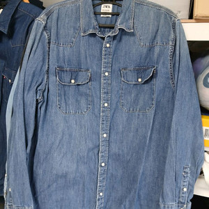 ZARA 데님셔츠 3종일괄 XL