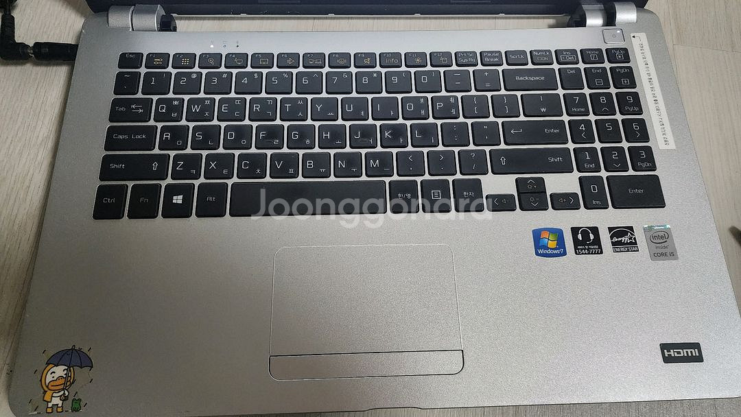엘지 노트북 LG15N54 메인보드, 액정, 키보드--1