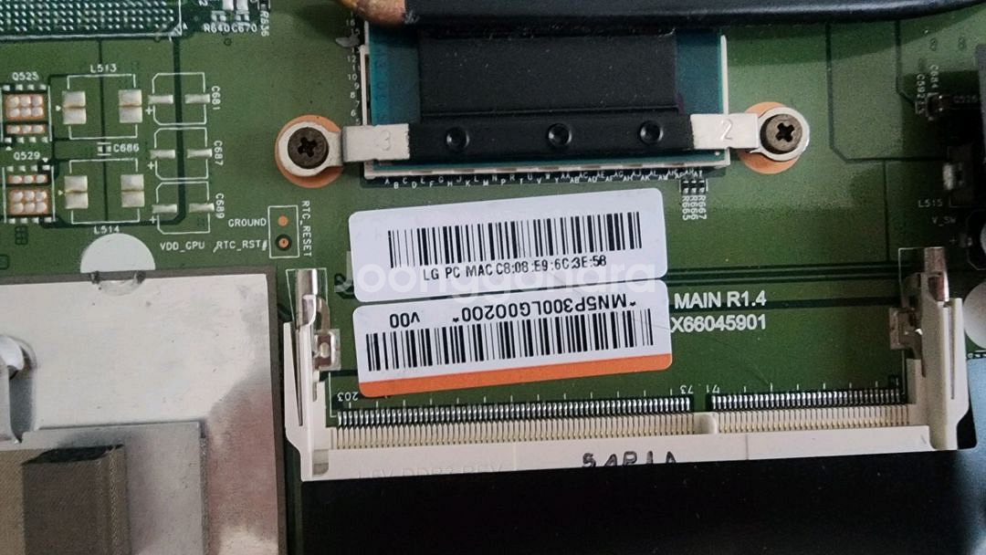 엘지 노트북 LG15N54 메인보드, 액정, 키보드--2