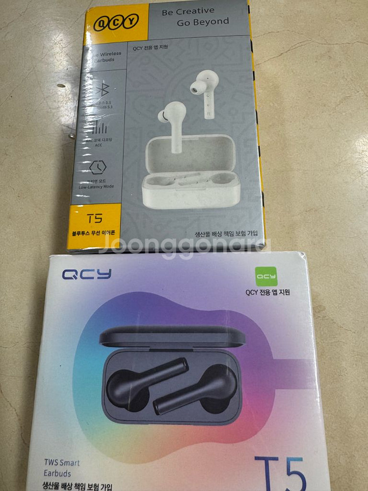 QCY T5 블루투스 이어폰(새상품)--0