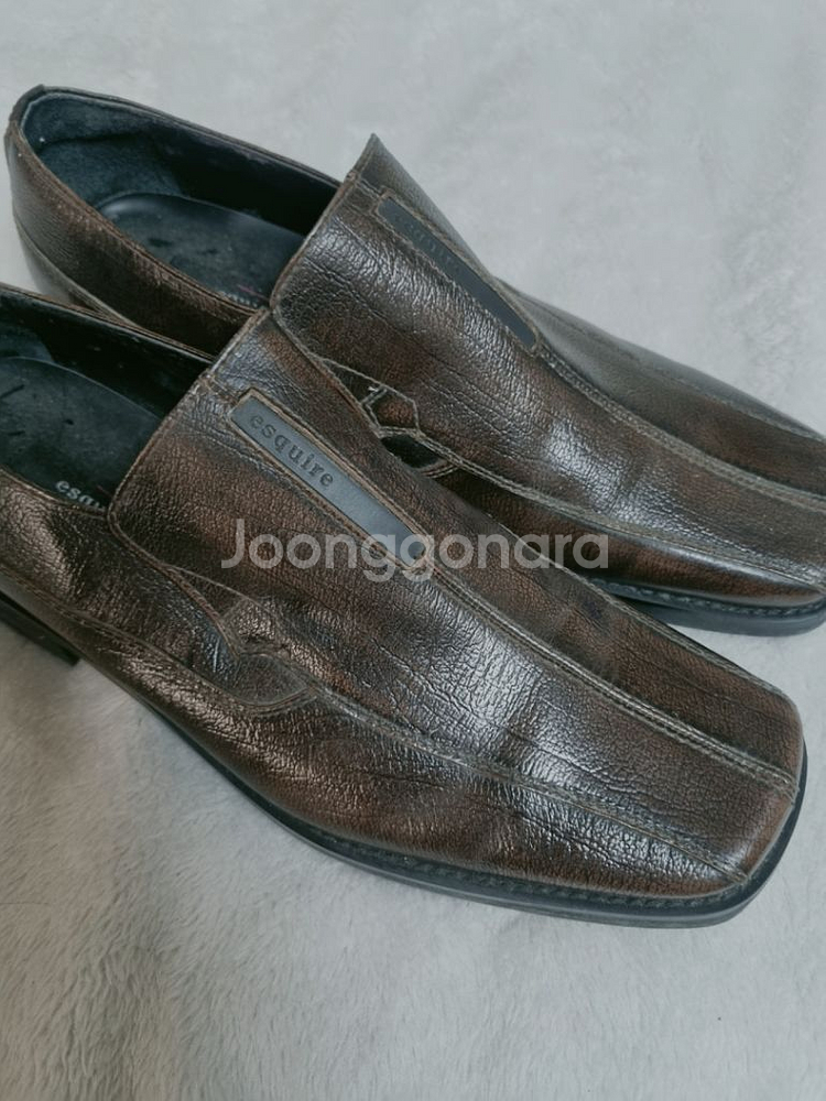 에스콰이어 남성 댄디 가죽 로퍼 260size 택포--1