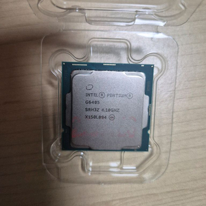 인텔 펜티엄 G6405 CPU (10세대) + 쿨러새거