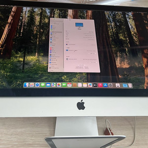 최고 사양 애플 iMac 27인치 2.5TB 2019년