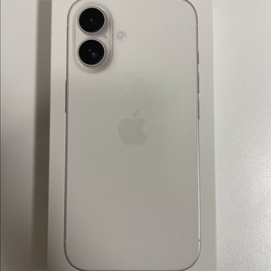 아이폰16 화이트 128GB(자급제 미개봉)