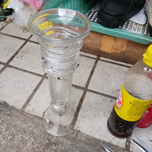 높이30,,,유리 화병