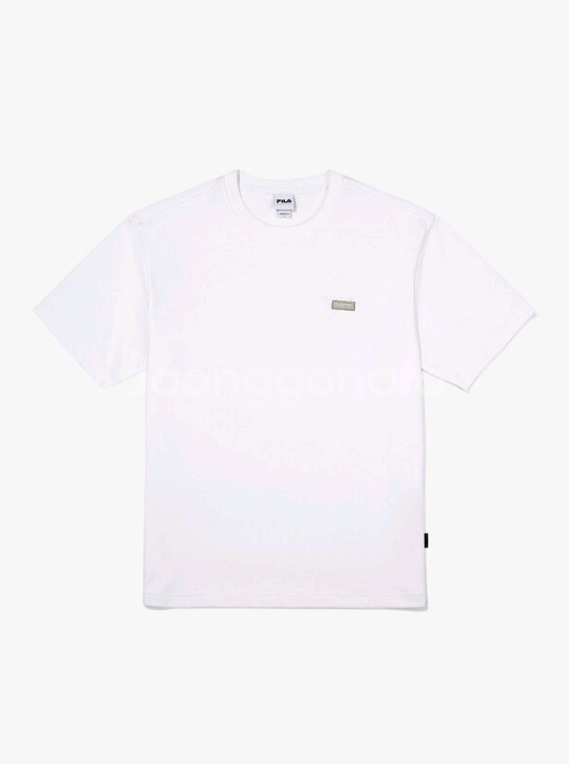 휠라 카라비너 그래픽 남자 반팔티셔츠110(2XL)새상--1