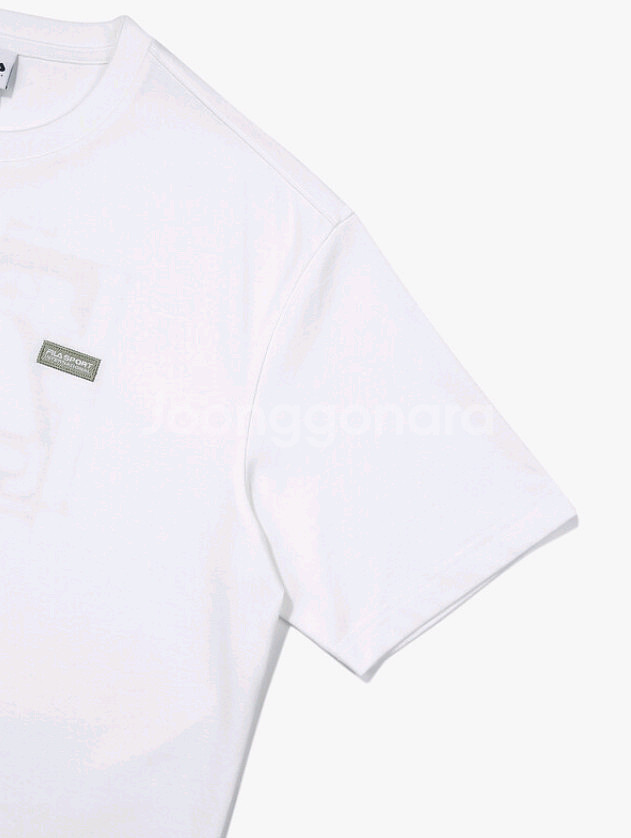 휠라 카라비너 그래픽 남자 반팔티셔츠110(2XL)새상--3