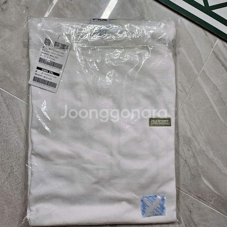 휠라 카라비너 그래픽 남자 반팔티셔츠110(2XL)새상--4